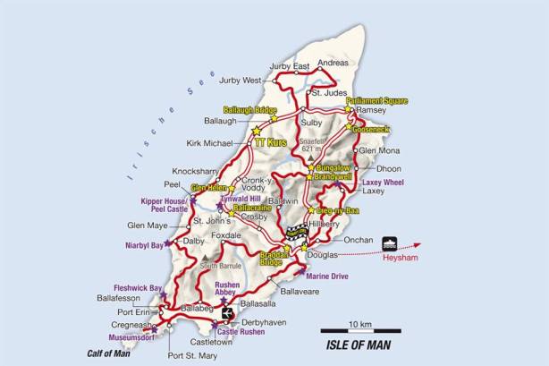 Isle of Man Map